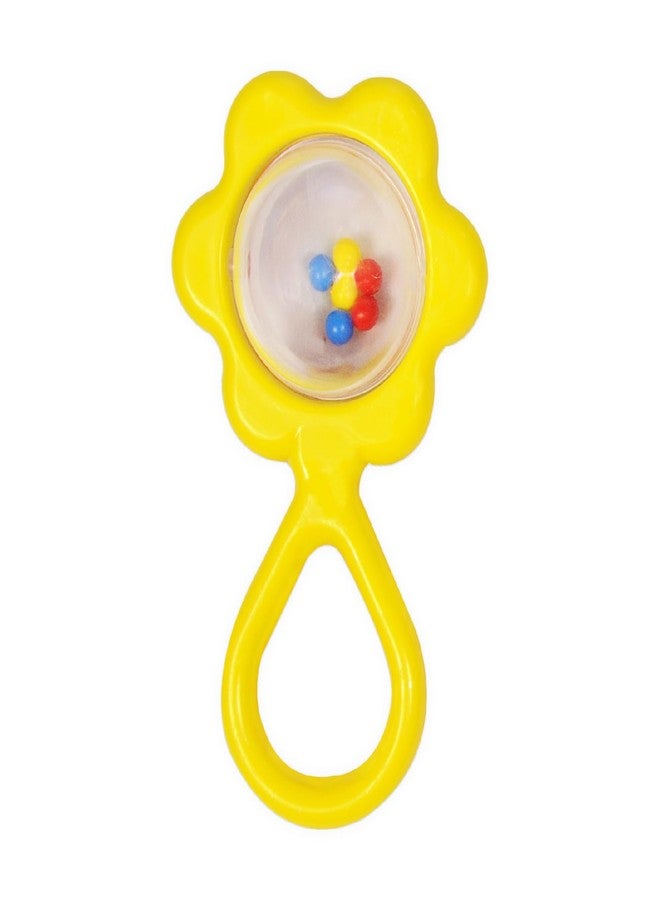 Funskool Giggles - Sunflower Rattle , Colourful rattle for New Born Baby, Stimulates Senses,Rattling sound, 6 months & above, Infant Toys - Image 1